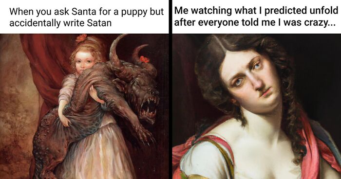 65 Art Pieces Perfectly Suited For Memes, As Shared By “Art Memes Central” (New Pics)