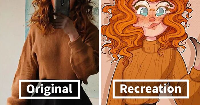 18 On-Point Cartoon Characters Recreated From Images That This Artist Took Of Herself