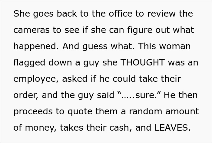 Woman’s Food Order Is Lost And No One Recalls Serving Her, Manager Shocked To Learn What Happened Woman’s Food Order Is Lost And No One Recalls Serving Her, Manager Shocked To Learn What Happened