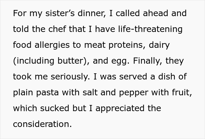 Family Humiliated And Charged Hundreds After Vegan Claims To Have Life-Threatening Allergies Family Humiliated And Charged Hundreds After Vegan Claims To Have Life-Threatening Allergies