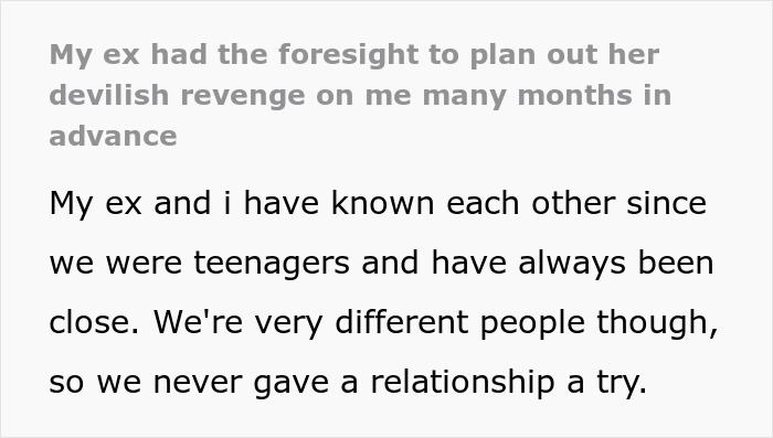 Man Applauds His Ex For Masterful Revenge That Took Him A Few Months To Figure Out Man Applauds His Ex For Masterful Revenge That Took Him A Few Months To Figure Out