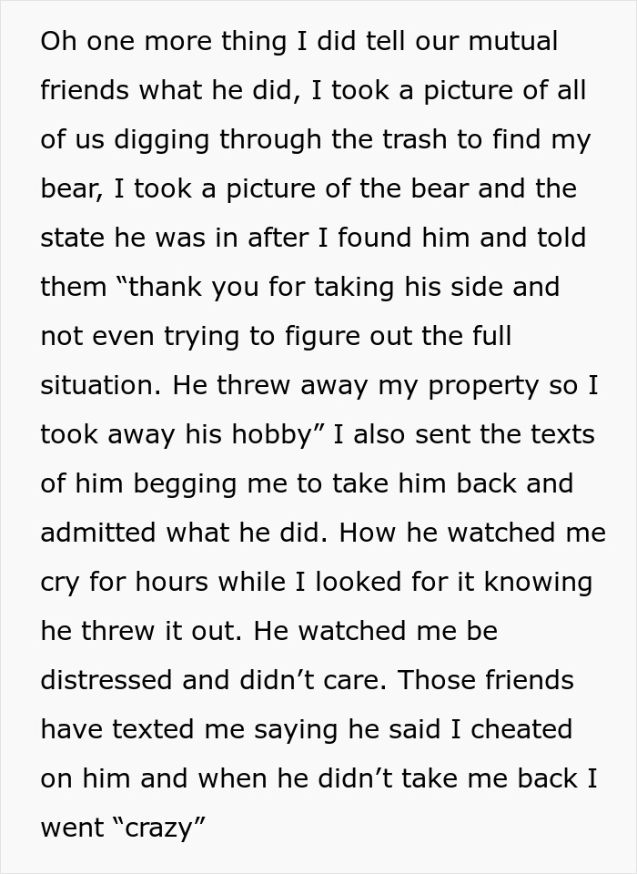 Guy Can’t Believe His GF Destroyed His LEGO Collection After He Threw Out Her Teddy Bear