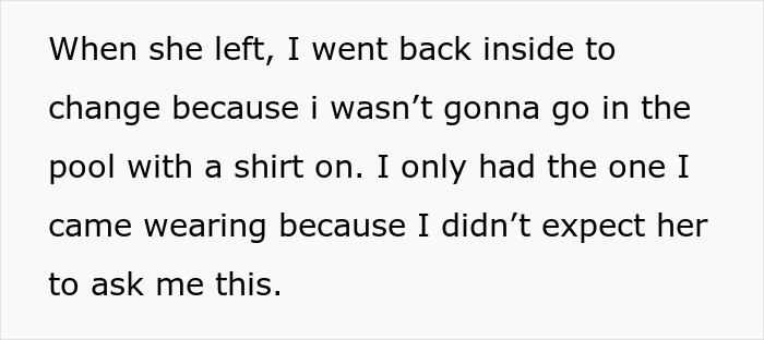 Woman’s Transphobic Request Makes Brother Leave Pool Party Early, She Accuses Him Of Causing Drama Woman’s Transphobic Request Makes Brother Leave Pool Party Early, She Accuses Him Of Causing Drama