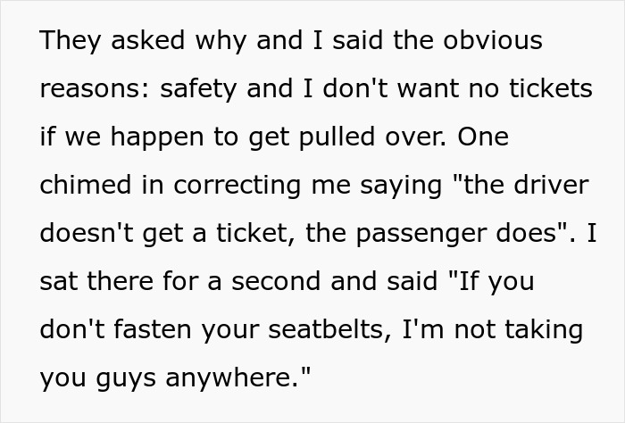 Friends Forced To Walk Home In 40-Degree Weather For Scoffing At Putting On Seatbelts In Guy's Car Friends Forced To Walk Home In 40-Degree Weather For Scoffing At Putting On Seatbelts In Guy's Car