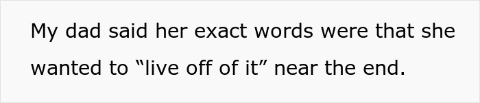 “Wants It For Herself”: Person Asks For Advice After Grandma Goes After Their Inheritance “Wants It For Herself”: Person Asks For Advice After Grandma Goes After Their Inheritance