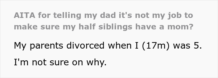 Man Insists Son And Ex-Wife Help Him Raise His 2 Kids From Different Women, They Refuse