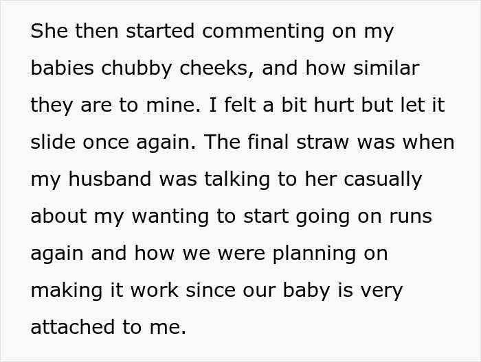 MIL Feels Entitled To Fat Shame DIL Who Just Gave Birth, It Backfires When She Stops Visiting MIL Feels Entitled To Fat Shame DIL Who Just Gave Birth, It Backfires When She Stops Visiting