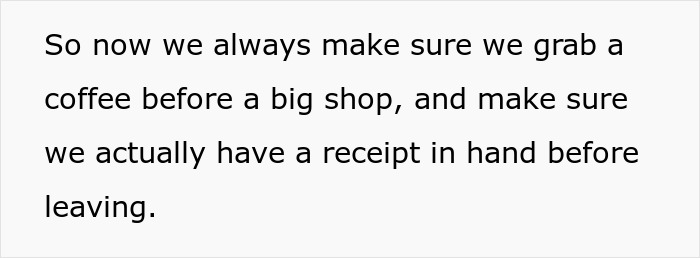 Woman Shakes Husband Awake In Panic After Realizing They Forgot To Pay For $300 Worth Of Groceries Woman Shakes Husband Awake In Panic After Realizing They Forgot To Pay For $300 Worth Of Groceries