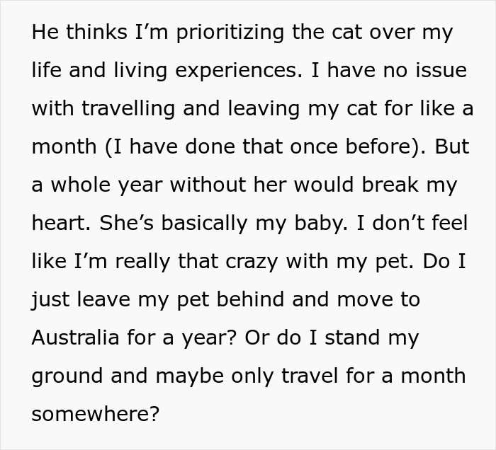 Woman Refuses To Leave Behind Her Cat To Travel Australia For A Year, Gets Dumped Woman Refuses To Leave Behind Her Cat To Travel Australia For A Year, Gets Dumped