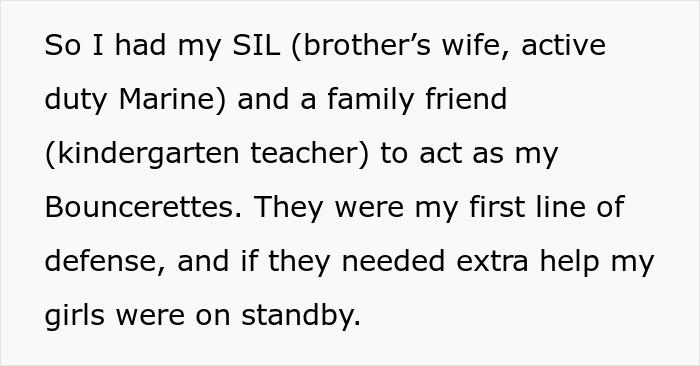 Woman Shares Her Wedding Drama She Had No Idea Was Unfolding Because Of Her “Bouncerettes” Woman Shares Her Wedding Drama She Had No Idea Was Unfolding Because Of Her “Bouncerettes”