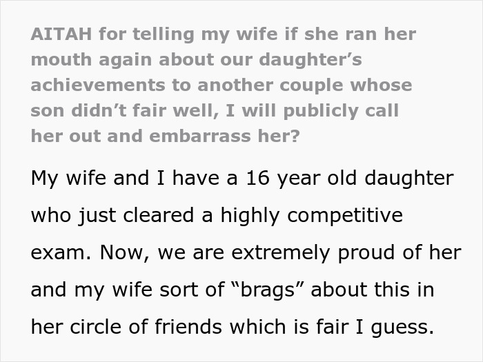Woman Makes Couple Feel Bad About Their Son’s Failure, Starts Crying When Husband Calls Her Out Woman Makes Couple Feel Bad About Their Son’s Failure, Starts Crying When Husband Calls Her Out