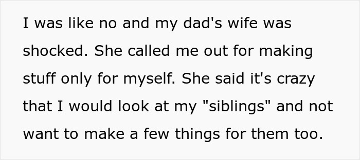 16YO Tells Stepmom It’s Not His Job To Feed Her Kids, She Blows Up At Him 16YO Tells Stepmom It’s Not His Job To Feed Her Kids, She Blows Up At Him