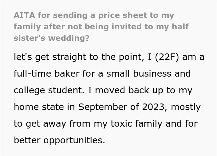 Woman Isn’t Invited To A Wedding Because She’s A “Sinner”, Gets Asked To Bake A Cake For It Woman Isn’t Invited To A Wedding Because She’s A “Sinner”, Gets Asked To Bake A Cake For It