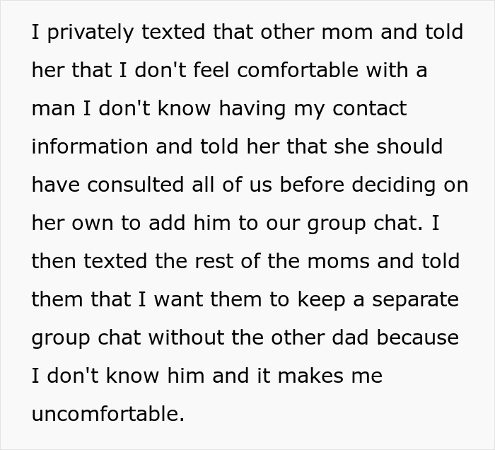 Mom Says She's Uncomfortable With Single Dad Being In Her Mom Group, So They Go On Without Her Mom Says She's Uncomfortable With Single Dad Being In Her Mom Group, So They Go On Without Her
