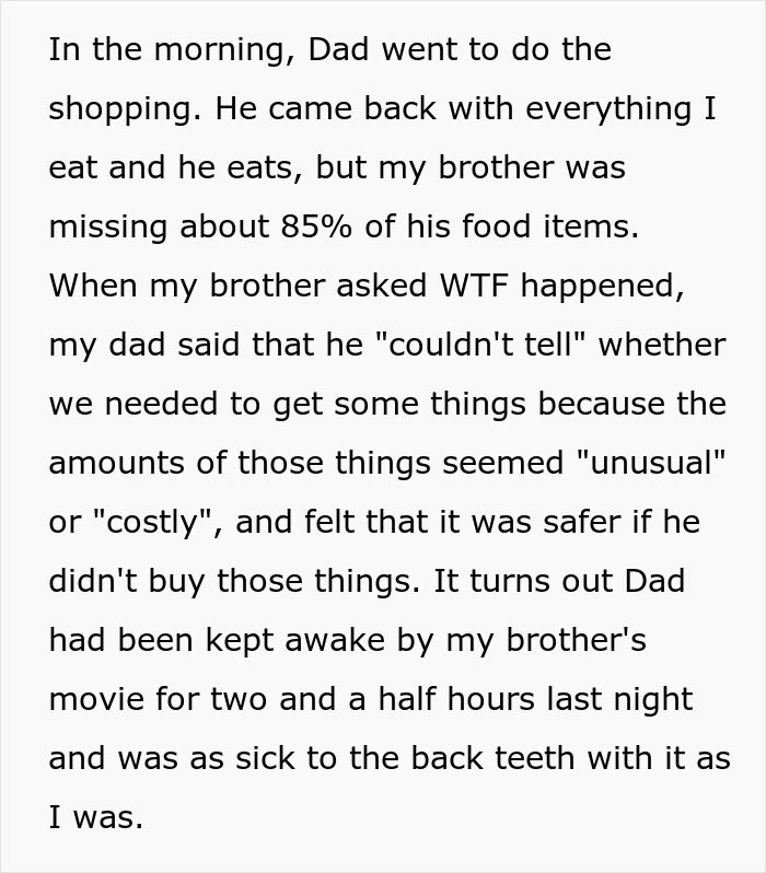 Guy Has No Patience For Brother Messing With Shopping List, Puts Down Exactly What He Says Guy Has No Patience For Brother Messing With Shopping List, Puts Down Exactly What He Says