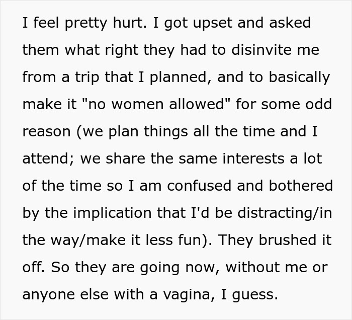 Guys Turn On Woman For Canceling Ski Trip She Organized After They Uninvite Her