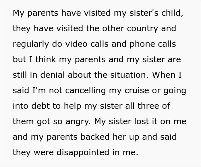 “This Is Insane”: Family Demands Person Go Into Debt To Help Sister Out With Legal Bills “This Is Insane”: Family Demands Person Go Into Debt To Help Sister Out With Legal Bills