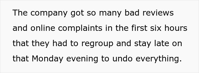 Boss Puts Company Under Fire After Enforcing An Impossible Change Workers Maliciously Comply With Boss Puts Company Under Fire After Enforcing An Impossible Change Workers Maliciously Comply With