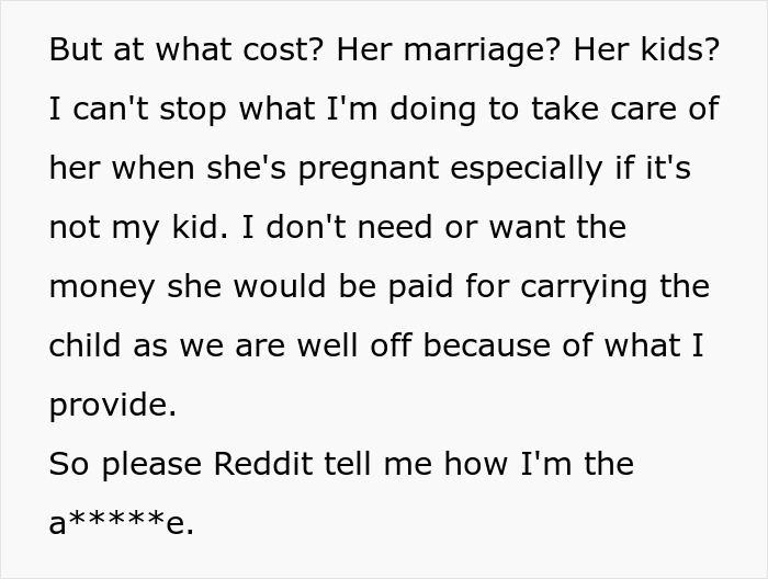 Man Doesn’t Want To Take Care Of Wife While She’s Pregnant With A Surrogate Baby She Applied For Man Doesn’t Want To Take Care Of Wife While She’s Pregnant With A Surrogate Baby She Applied For