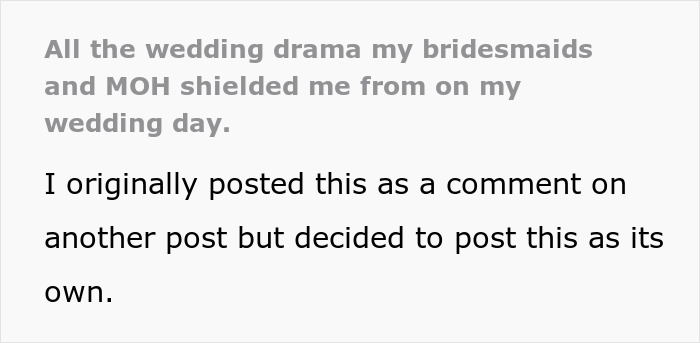 Woman Shares Her Wedding Drama She Had No Idea Was Unfolding Because Of Her “Bouncerettes” Woman Shares Her Wedding Drama She Had No Idea Was Unfolding Because Of Her “Bouncerettes”