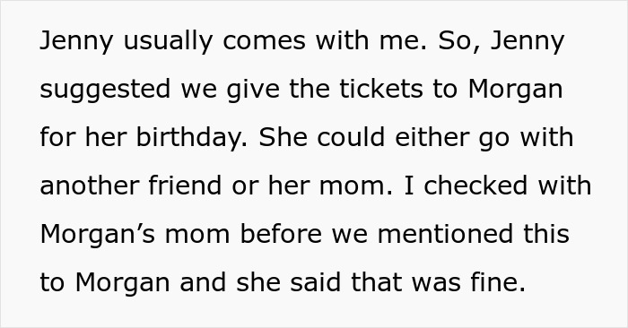 Girl With Several Siblings Is Upset After Mom Says Her Birthday Concert Tickets Will Go To Her Bro Girl With Several Siblings Is Upset After Mom Says Her Birthday Concert Tickets Will Go To Her Bro