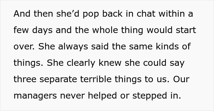 “She Wasn’t As Anonymous As She Thought”: Ex-employee Puts A Stop To Nasty Customer’s Harassment “She Wasn’t As Anonymous As She Thought”: Ex-employee Puts A Stop To Nasty Customer’s Harassment
