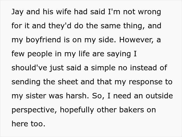 Woman Isn’t Invited To A Wedding Because She’s A “Sinner”, Gets Asked To Bake A Cake For It Woman Isn’t Invited To A Wedding Because She’s A “Sinner”, Gets Asked To Bake A Cake For It