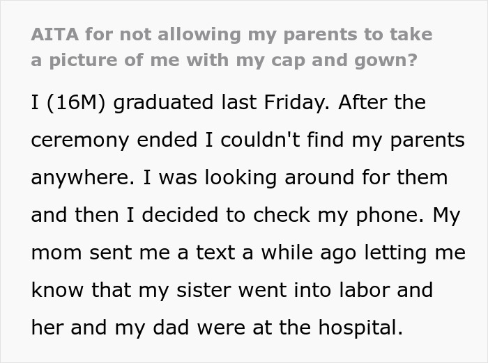 Parents Abandon Teen At His Graduation, He Refuses To Put His Cap And Gown On Again For Photos Parents Abandon Teen At His Graduation, He Refuses To Put His Cap And Gown On Again For Photos
