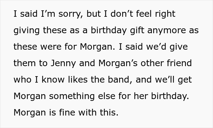 Girl With Several Siblings Is Upset After Mom Says Her Birthday Concert Tickets Will Go To Her Bro Girl With Several Siblings Is Upset After Mom Says Her Birthday Concert Tickets Will Go To Her Bro