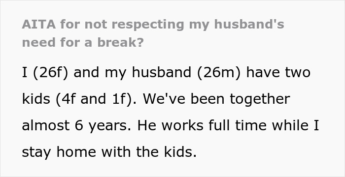 Mom Asks Husband To Watch Kids, Realizes How Exhausted And Angry She Is After His Reaction