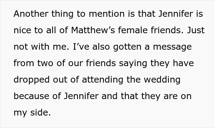 Woman Is Forced To Skip Her Friend’s Wedding When His Previously Nice Bride Turns Into A Nightmare Woman Is Forced To Skip Her Friend’s Wedding When His Previously Nice Bride Turns Into A Nightmare