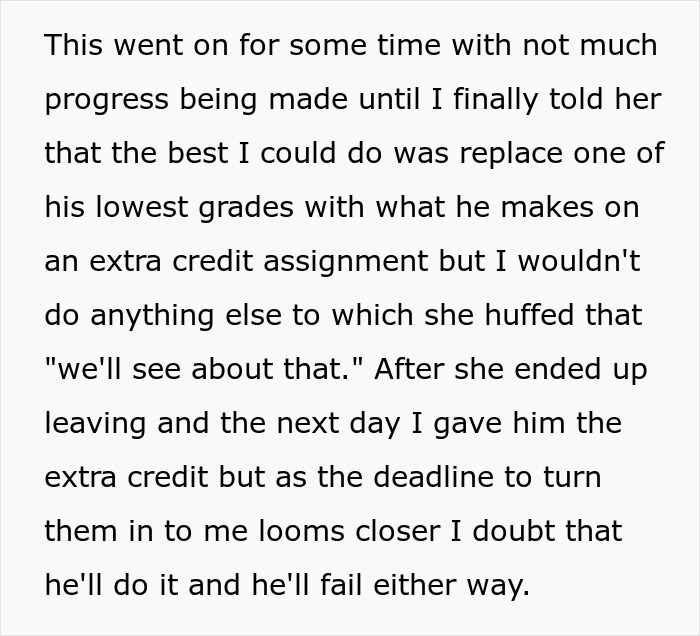 Mom Gets Angry After Teacher Stands Her Ground And Refuses To Change Kid's 'F' Grade Mom Gets Angry After Teacher Stands Her Ground And Refuses To Change Kid's 'F' Grade
