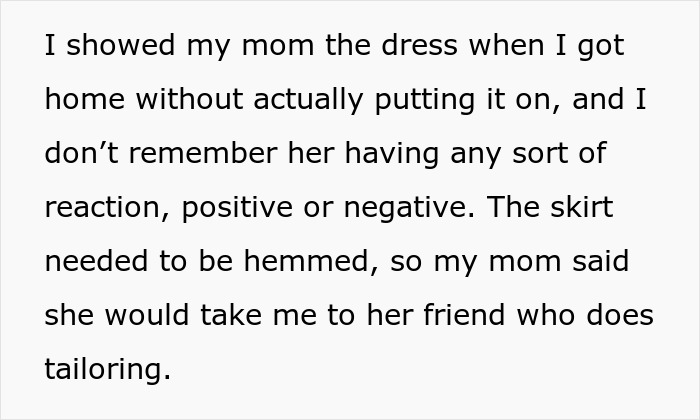Mom Is Disappointed With Daughter’s Prom Dress, Her Petty Revenge Leaves The Mom Speechless Mom Is Disappointed With Daughter’s Prom Dress, Her Petty Revenge Leaves The Mom Speechless
