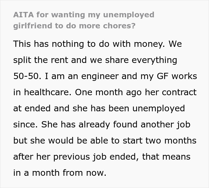 Woman Shuts Down BF’s Demands: “Didn’t Go To Med School To Be A Live-In Maid” Woman Shuts Down BF’s Demands: “Didn’t Go To Med School To Be A Live-In Maid”