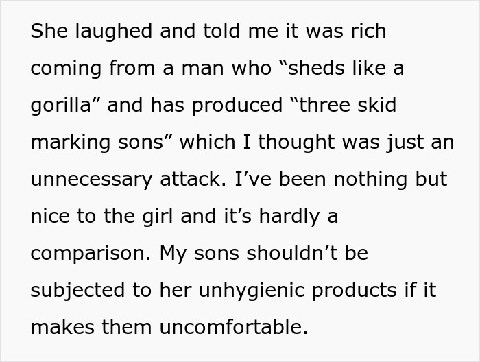 Man Gets Owned By Wife And Stepdaughter After He Complains About Menstrual Products Man Gets Owned By Wife And Stepdaughter After He Complains About Menstrual Products