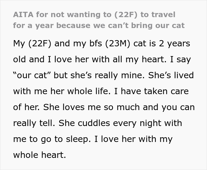 Woman Refuses To Leave Behind Her Cat To Travel Australia For A Year, Gets Dumped Woman Refuses To Leave Behind Her Cat To Travel Australia For A Year, Gets Dumped