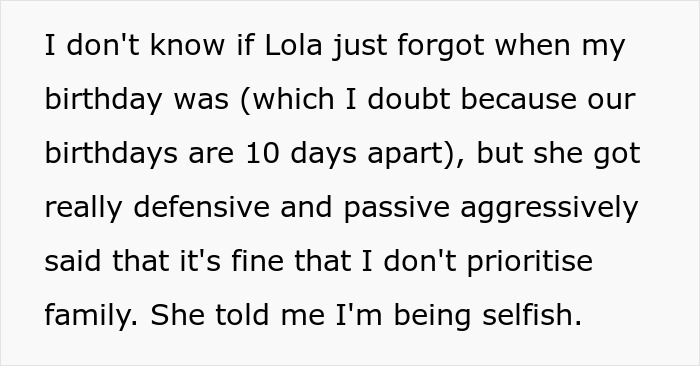 Woman Refuses To Cancel Her Birthday Plans To Attend Sister’s 4th Baby Shower, Gets Blocked Woman Refuses To Cancel Her Birthday Plans To Attend Sister’s 4th Baby Shower, Gets Blocked