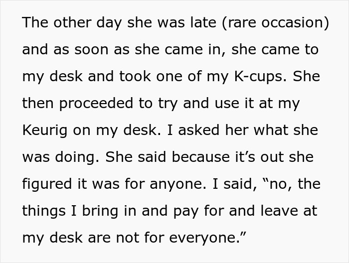 “The Entitlement Is Unreal”: Woman Steals From Colleagues, Believes She’s Doing Nothing Wrong