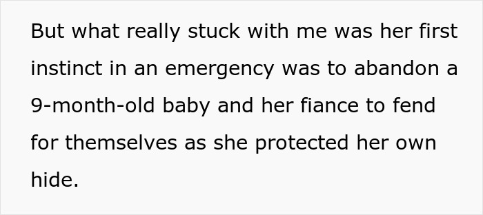 "You're Kind Of Useless In An Emergency": Woman Gets Ridiculed For Abandoning Her Baby In Danger