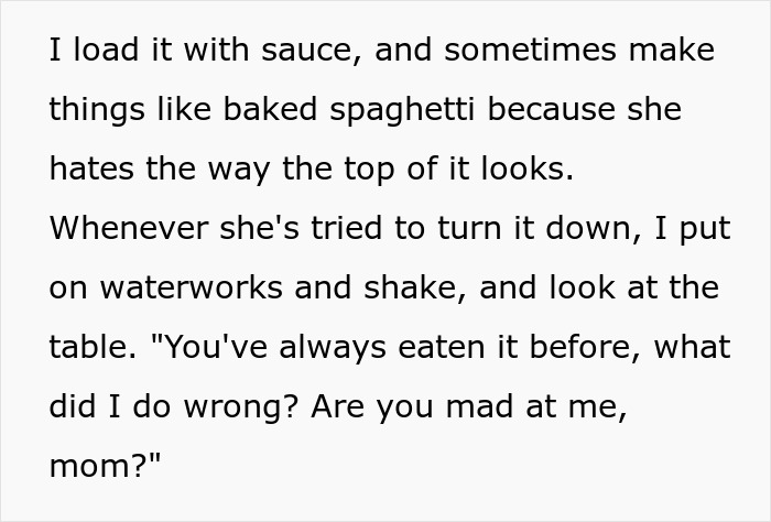 “No One But My Mother And I Know That Almost Every Meal I Make For Her Is Revenge” “No One But My Mother And I Know That Almost Every Meal I Make For Her Is Revenge”