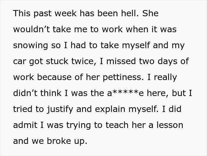 Guy Shocked That His ‘Lesson’ For GF Ends In A Breakup, Gets A Reality Check Guy Shocked That His ‘Lesson’ For GF Ends In A Breakup, Gets A Reality Check