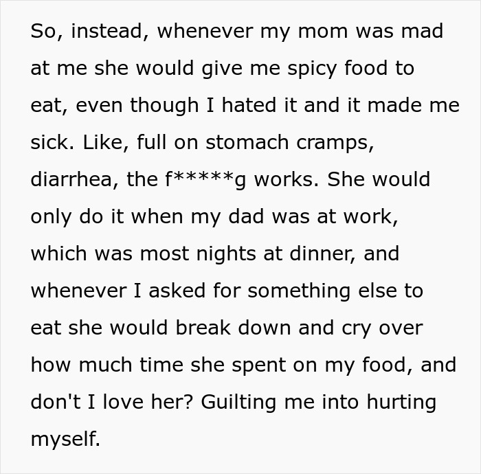 “No One But My Mother And I Know That Almost Every Meal I Make For Her Is Revenge” “No One But My Mother And I Know That Almost Every Meal I Make For Her Is Revenge”