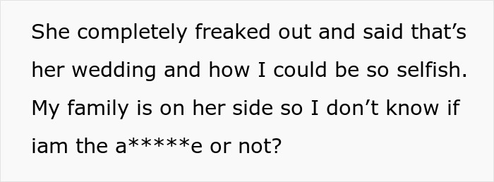 “How I Could Be So Selfish”: Guy Uninvited From Sister’s Wedding Over Gift Conundrum “How I Could Be So Selfish”: Guy Uninvited From Sister’s Wedding Over Gift Conundrum