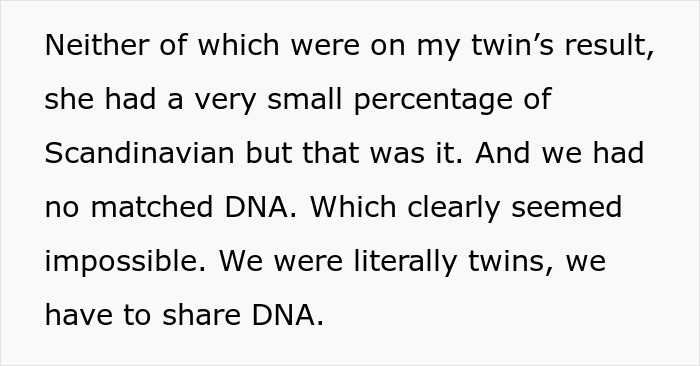 Teen Panics After DNA Results With Her Twin Sister Changed Everything She Knew About Herself Teen Panics After DNA Results With Her Twin Sister Changed Everything She Knew About Herself