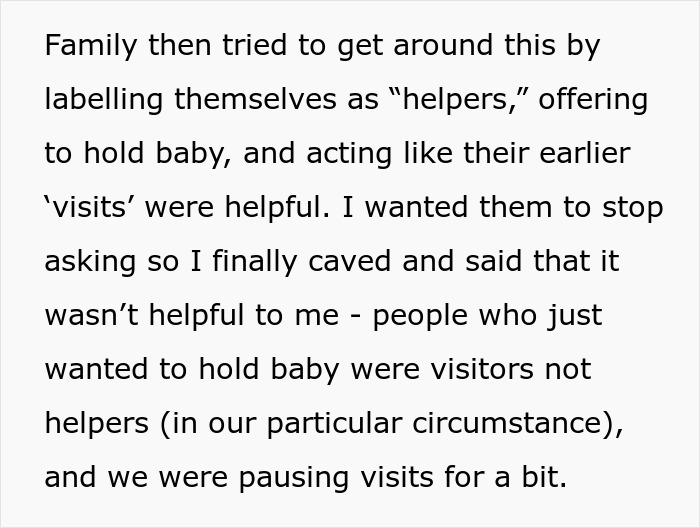 Mom Caves From Intrusive In-Laws Not Helping With Chores But Only Holding Baby, Is Called Out Mom Caves From Intrusive In-Laws Not Helping With Chores But Only Holding Baby, Is Called Out