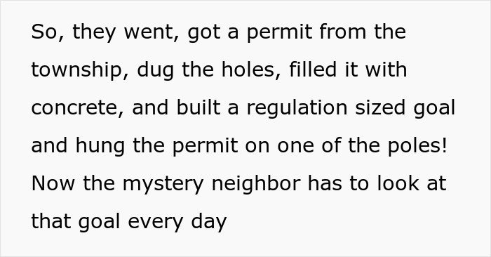“It Was Basically A Toy”: Neighbor Is Upset About Family’s Soccer Goal, Gets A Reality Check “It Was Basically A Toy”: Neighbor Is Upset About Family’s Soccer Goal, Gets A Reality Check