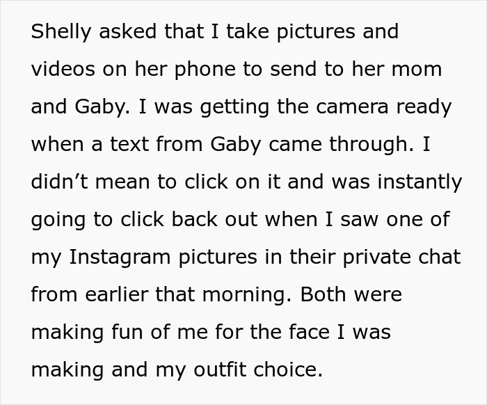 Woman Stumbles Upon Bride’s Mean Texts About Her, Leaves Wedding Planning In Tears Woman Stumbles Upon Bride’s Mean Texts About Her, Leaves Wedding Planning In Tears