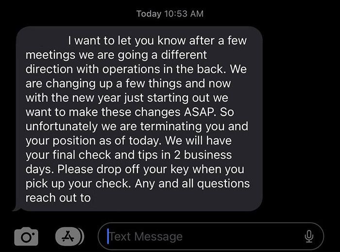 I Asked For A Raise On Tuesday And Received This Text Message Yesterday Morning