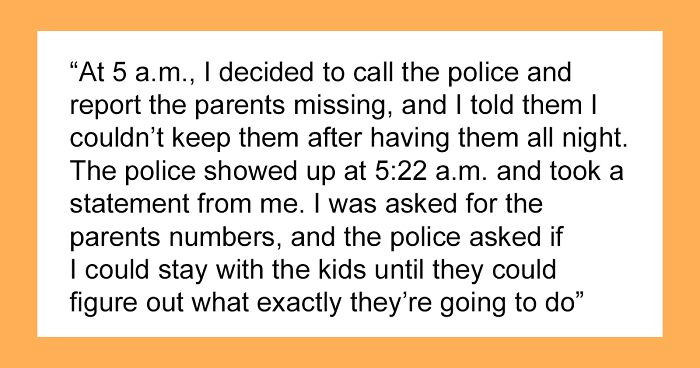 Parents Ignore Babysitter’s Calls At A Party, Are Greeted By Cops After Coming Home 6 Hours Late