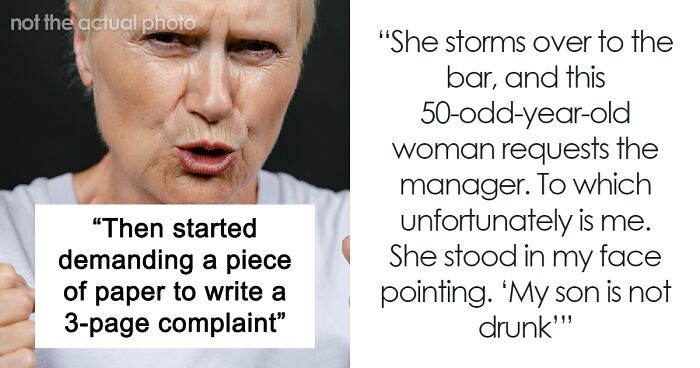 “I Will Tell Steve About This”: Karen Goes Berserk In Pub Over Drunk Son Being Refused Alcohol